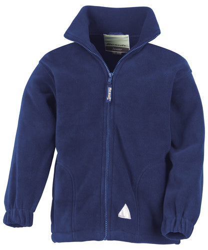 Tryck din logga på Fleece från Result - Anpassa Junior PolarTherm-jacka i färgen Royal för företag, föreningar och privatpersoner