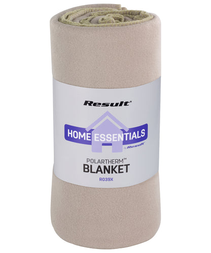 Tryck din logga på Filtar från Result Winter Essentials - Anpassa Polartherm filt i färgen Naturligt One Size för företag, föreningar och privatpersoner