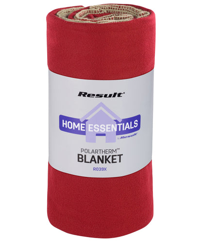 Tryck din logga på Filtar från Result Winter Essentials - Anpassa Polartherm filt i färgen Mellan röd One Size för företag, föreningar och privatpersoner