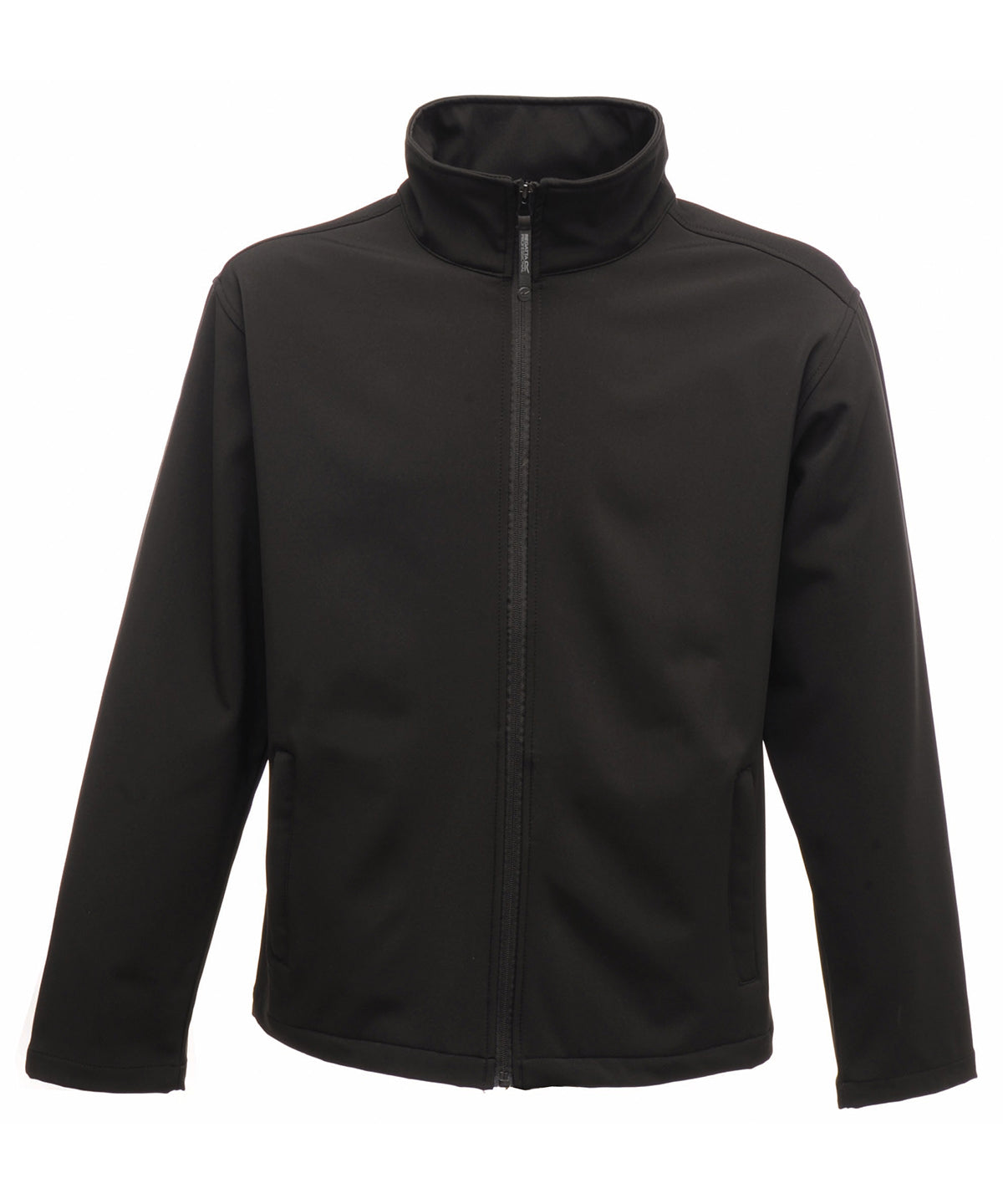 Tryck din logga på Softshelljackor från Regatta Professional - Anpassa Klassisk softshell i färgen Svart för företag, föreningar och privatpersoner