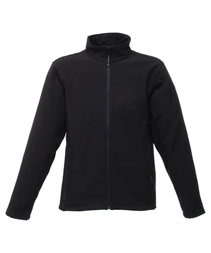 Tryck din logga på Softshelljackor från Regatta Professional - Anpassa Reid softshell i färgen Svart för företag, föreningar och privatpersoner