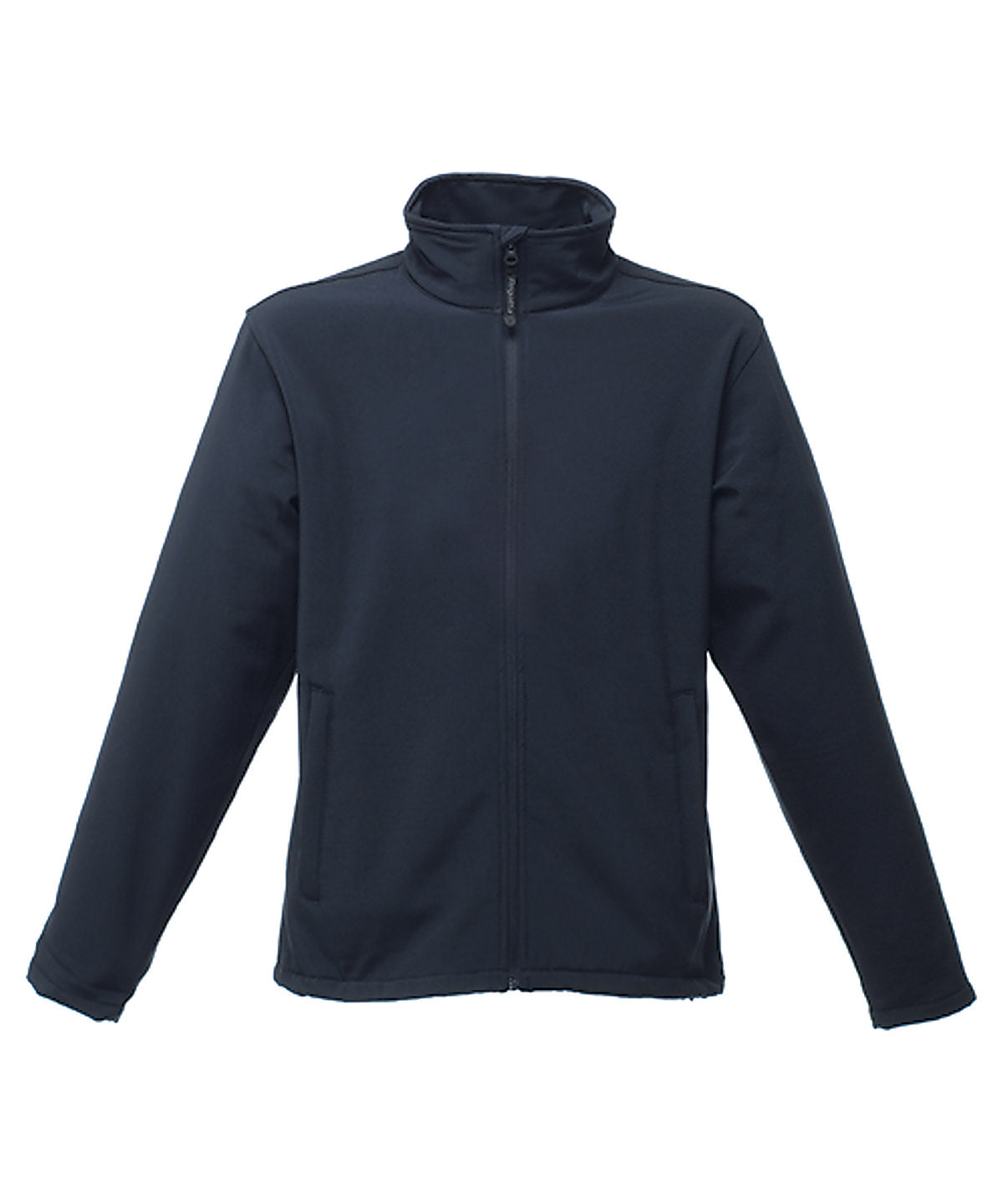 Tryck din logga på Softshelljackor från Regatta Professional - Anpassa Reid softshell i färgen Marinblå för företag, föreningar och privatpersoner