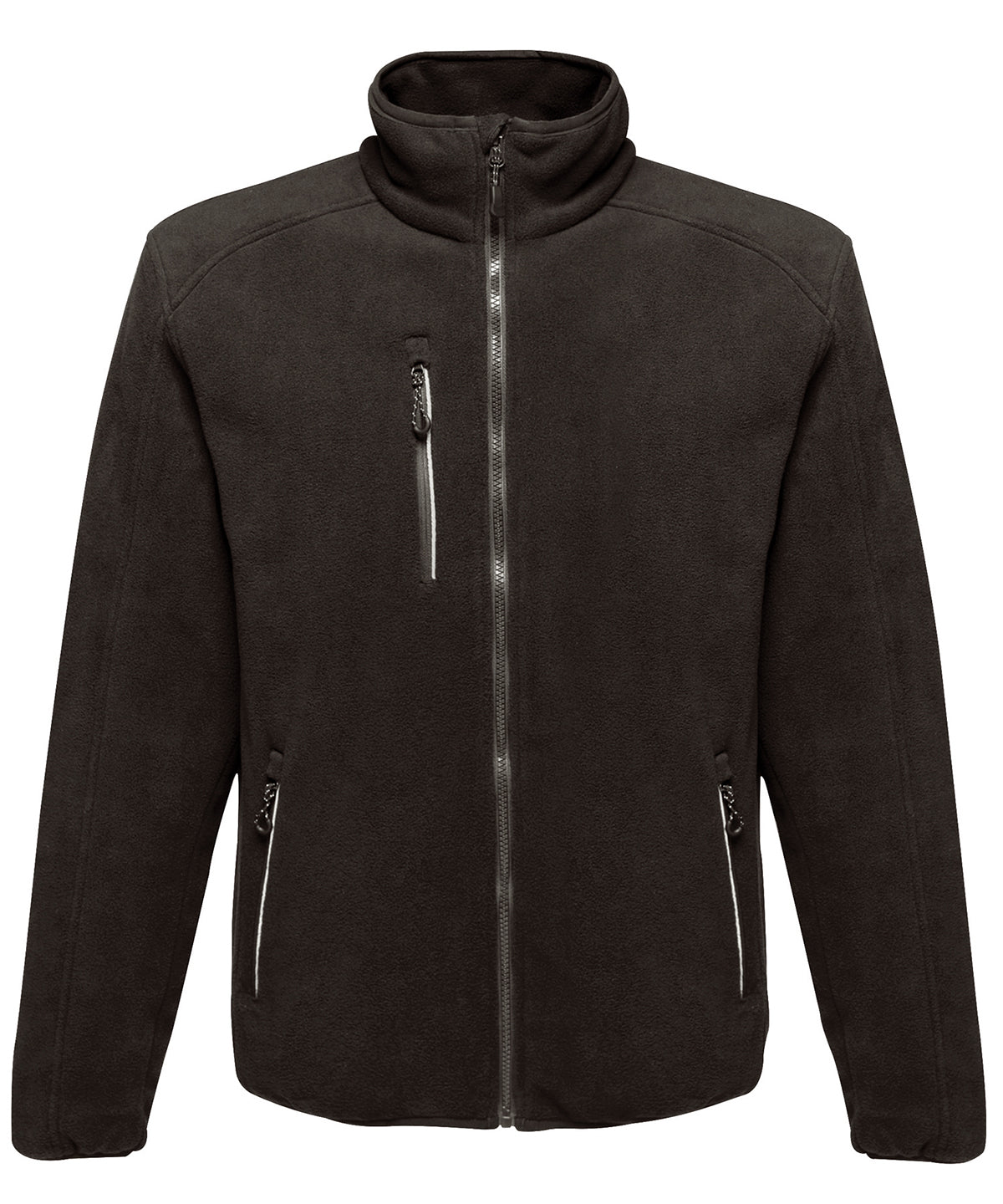 Tryck din logga på Fleece från Regatta Professional - Anpassa Omicron III vattentät fleece i färgen Svart för företag, föreningar och privatpersoner