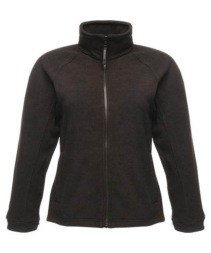 Tryck din logga på Fleece från Regatta Professional - Anpassa Thor III fleece för damer i färgen Svart för företag, föreningar och privatpersoner