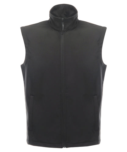 Tryck din logga på Termovästar från Regatta Professional - Anpassa Klassisk kroppsvärmare i softshell i färgen Mörkgrå för företag, föreningar och privatpersoner