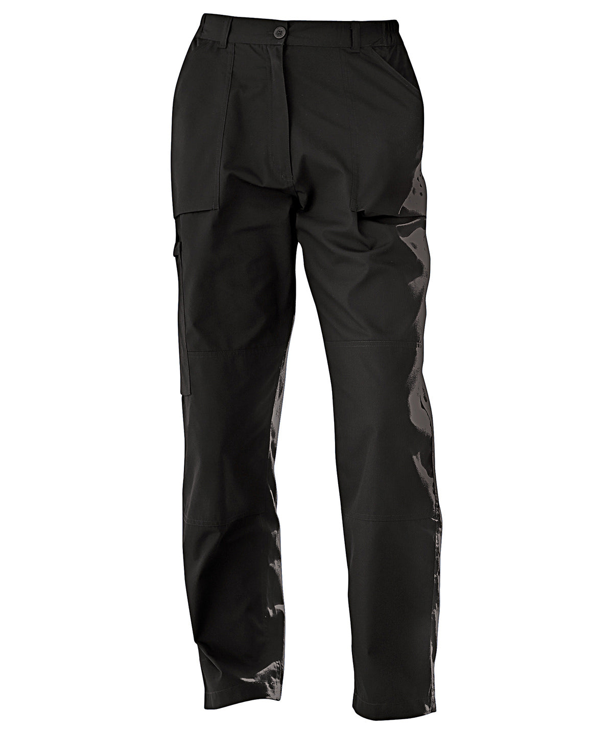 Tryck din logga på Byxor från Regatta Professional - Anpassa Actionbyxor för damer ofodrade i färgen Svart för företag, föreningar och privatpersoner