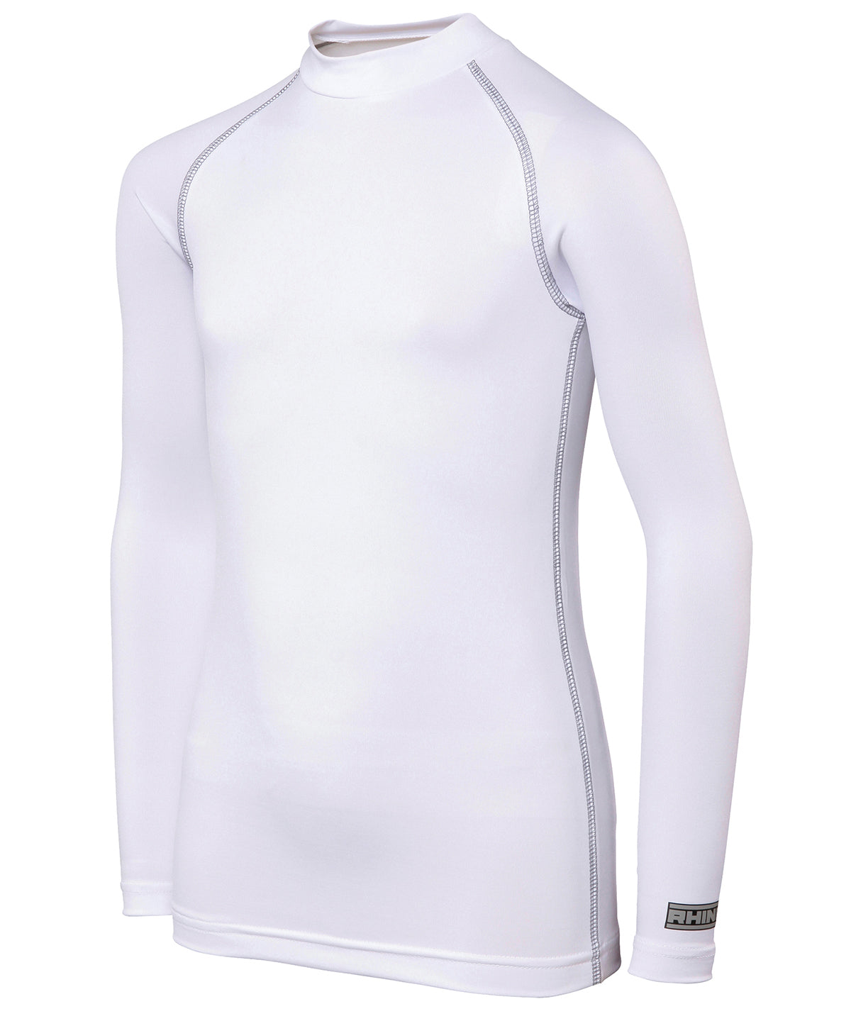 Tryck din logga på Underställ från Rhino - Anpassa Rhino baselayer långärmad - juniorer i färgen Vit för företag, föreningar och privatpersoner