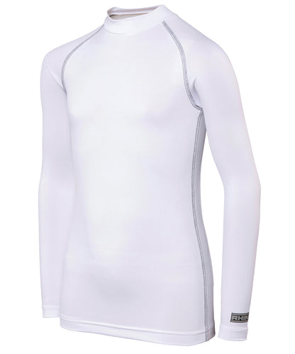 Tryck din logga på Underställ från Rhino - Anpassa Rhino baselayer långärmad - juniorer i färgen Vit för företag, föreningar och privatpersoner