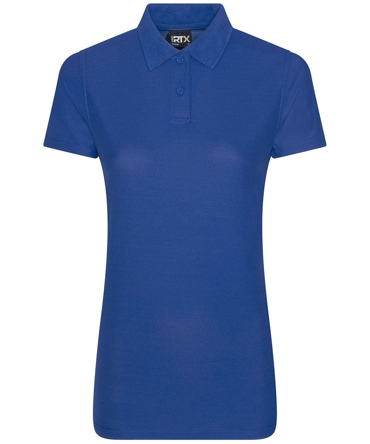 Tryck din logga på Piké från ProRTX - Anpassa Pro Polyester Polo - Dam i färgen Royal för företag, föreningar och privatpersoner