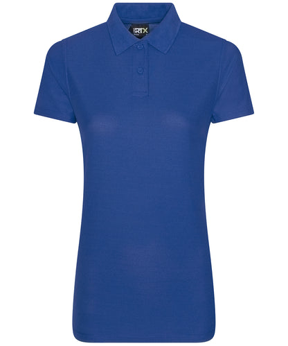 Tryck din logga på Piké från ProRTX - Anpassa Pro Polyester Polo - Dam i färgen Royal för företag, föreningar och privatpersoner
