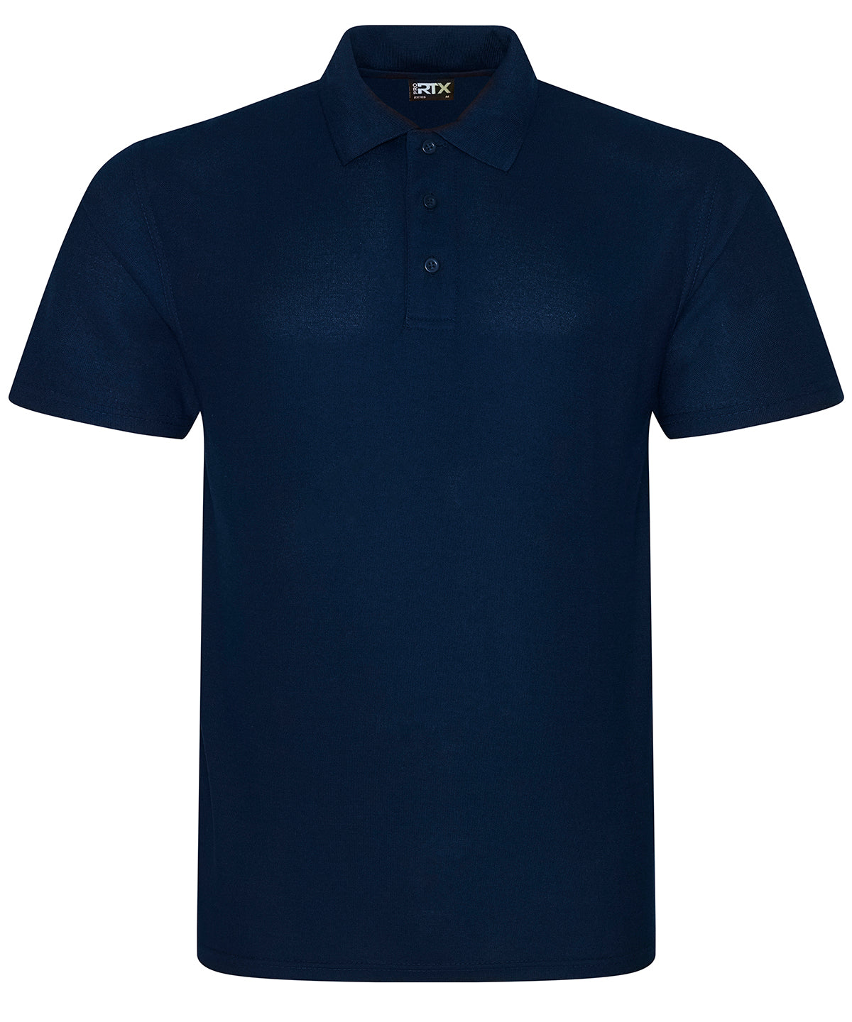 Tryck din logga på Piké från ProRTX - Anpassa Pro Polyester Polo i färgen Marinblå för företag, föreningar och privatpersoner