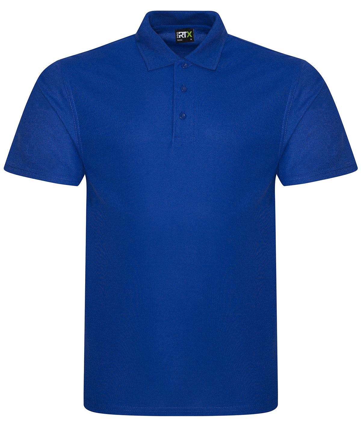 Tryck din logga på Piké från ProRTX - Anpassa Pro Polyester Polo i färgen Royal för företag, föreningar och privatpersoner