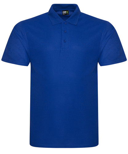 Tryck din logga på Piké från ProRTX - Anpassa Pro Polyester Polo i färgen Royal för företag, föreningar och privatpersoner