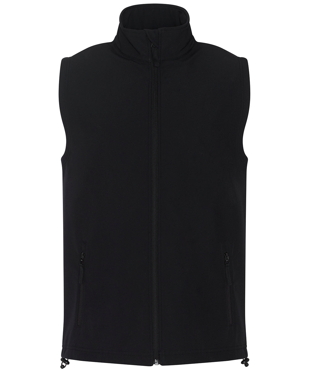 Tryck din logga på Termovästar från ProRTX - Anpassa Pro 2-lagers softshell väst i färgen Svart för företag, föreningar och privatpersoner