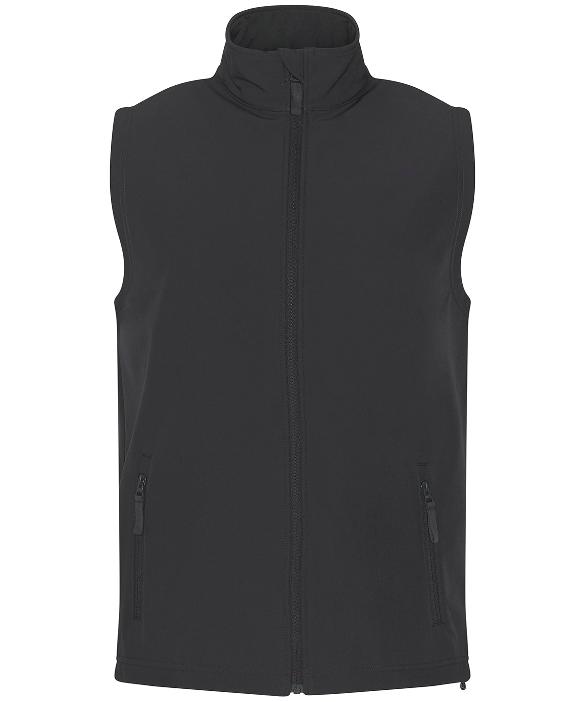 Tryck din logga på Termovästar från ProRTX - Anpassa Pro 2-lagers softshell väst i färgen Mörkgrå för företag, föreningar och privatpersoner