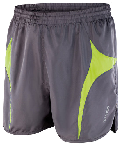 Tryck din logga på Shorts från Spiro - Anpassa Spiro microlite löparshorts i färgen Mörkgrå 2XL för företag, föreningar och privatpersoner
