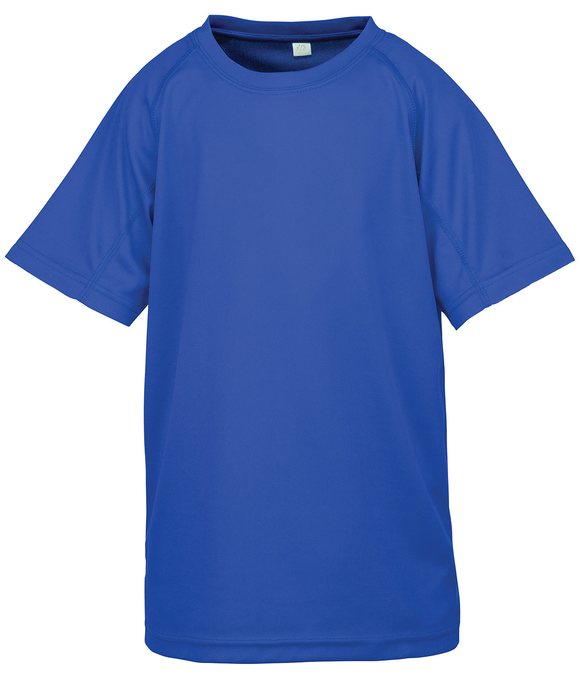 Tryck din logga på T-shirts från Spiro - Anpassa Junior performance aircool t-shirt i färgen Royal för företag, föreningar och privatpersoner