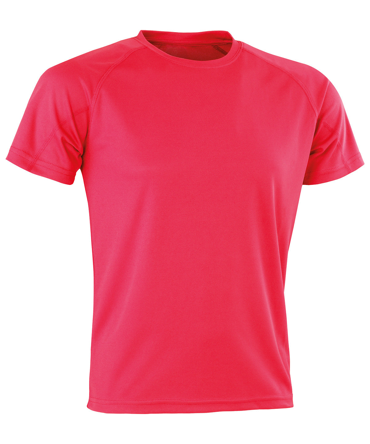 Tryck din logga på T-shirts från Spiro - Anpassa Prestanda Aircool tee i färgen Neonrosa för företag, föreningar och privatpersoner