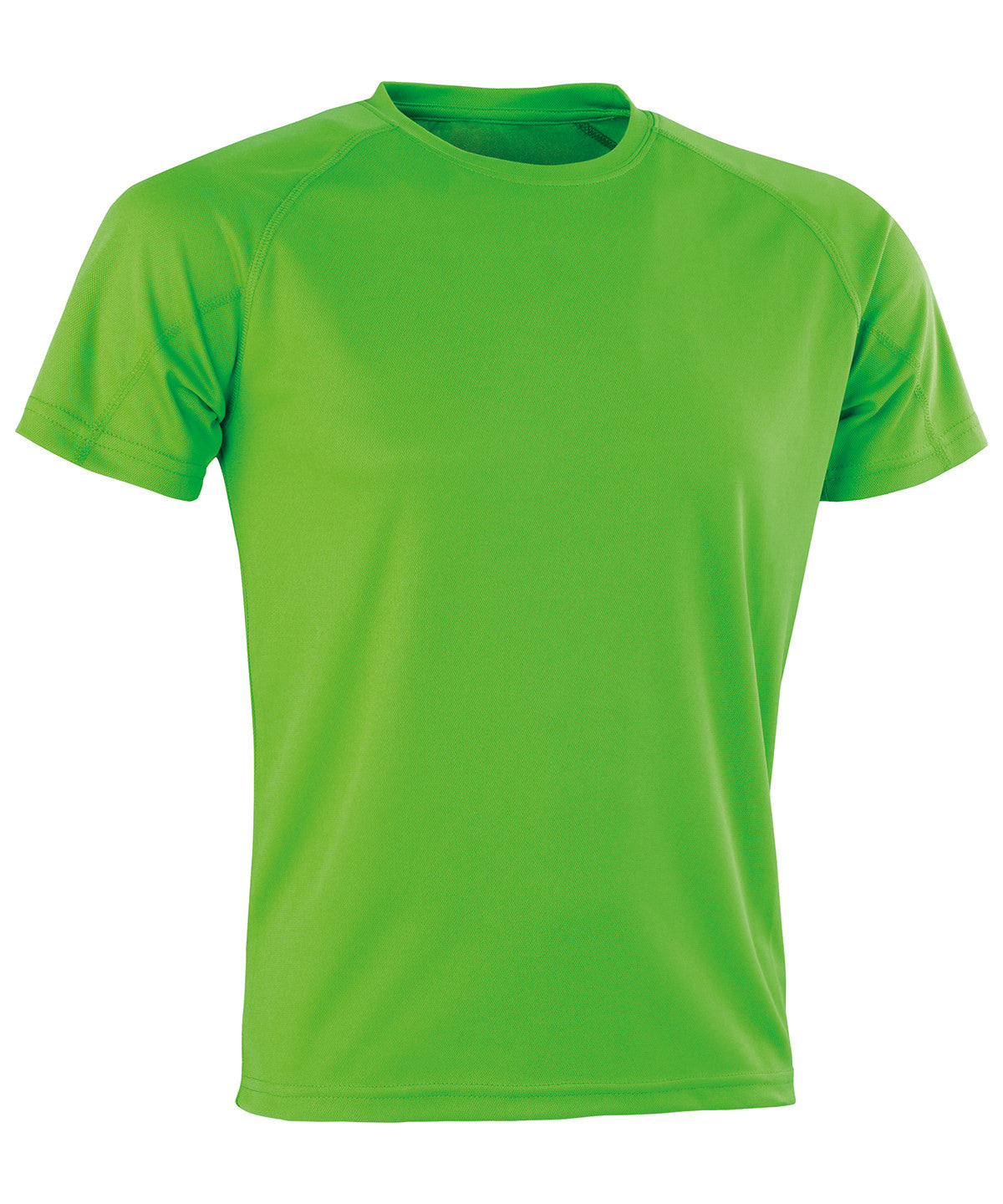 Tryck din logga på T-shirts från Spiro - Anpassa Prestanda Aircool tee i färgen Lime för företag, föreningar och privatpersoner