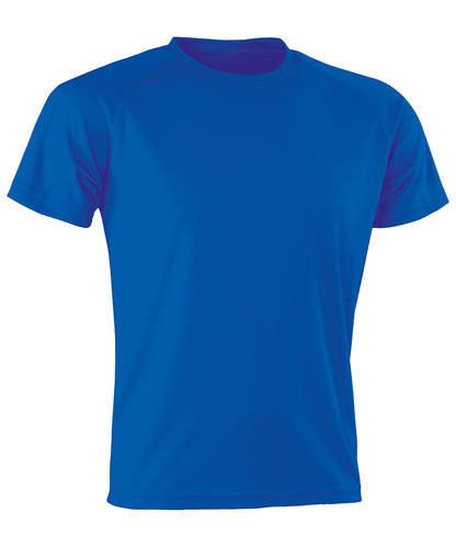 Tryck din logga på T-shirts från Spiro - Anpassa Prestanda Aircool tee i färgen Royal för företag, föreningar och privatpersoner