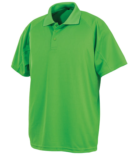 Tryck din logga på Piké från Spiro - Anpassa Performance Aircool Polo i färgen Lime för företag, föreningar och privatpersoner