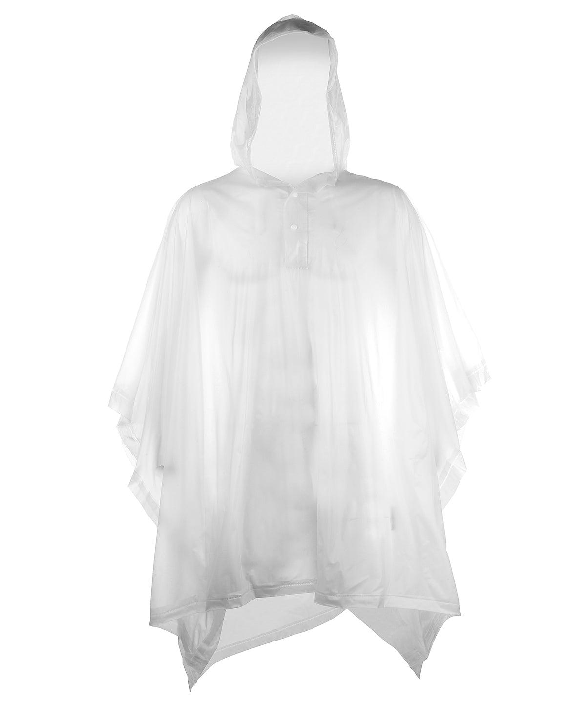 Tryck din logga på Ponchos från Splashmacs - Anpassa Poncho i plast för barn i färgen Vit One Size för företag, föreningar och privatpersoner