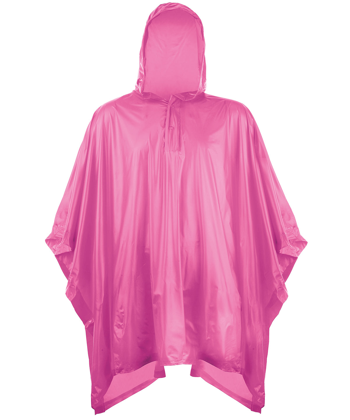 Tryck din logga på Ponchos från Splashmacs - Anpassa Poncho i plast för barn i färgen Fuchsia One Size för företag, föreningar och privatpersoner