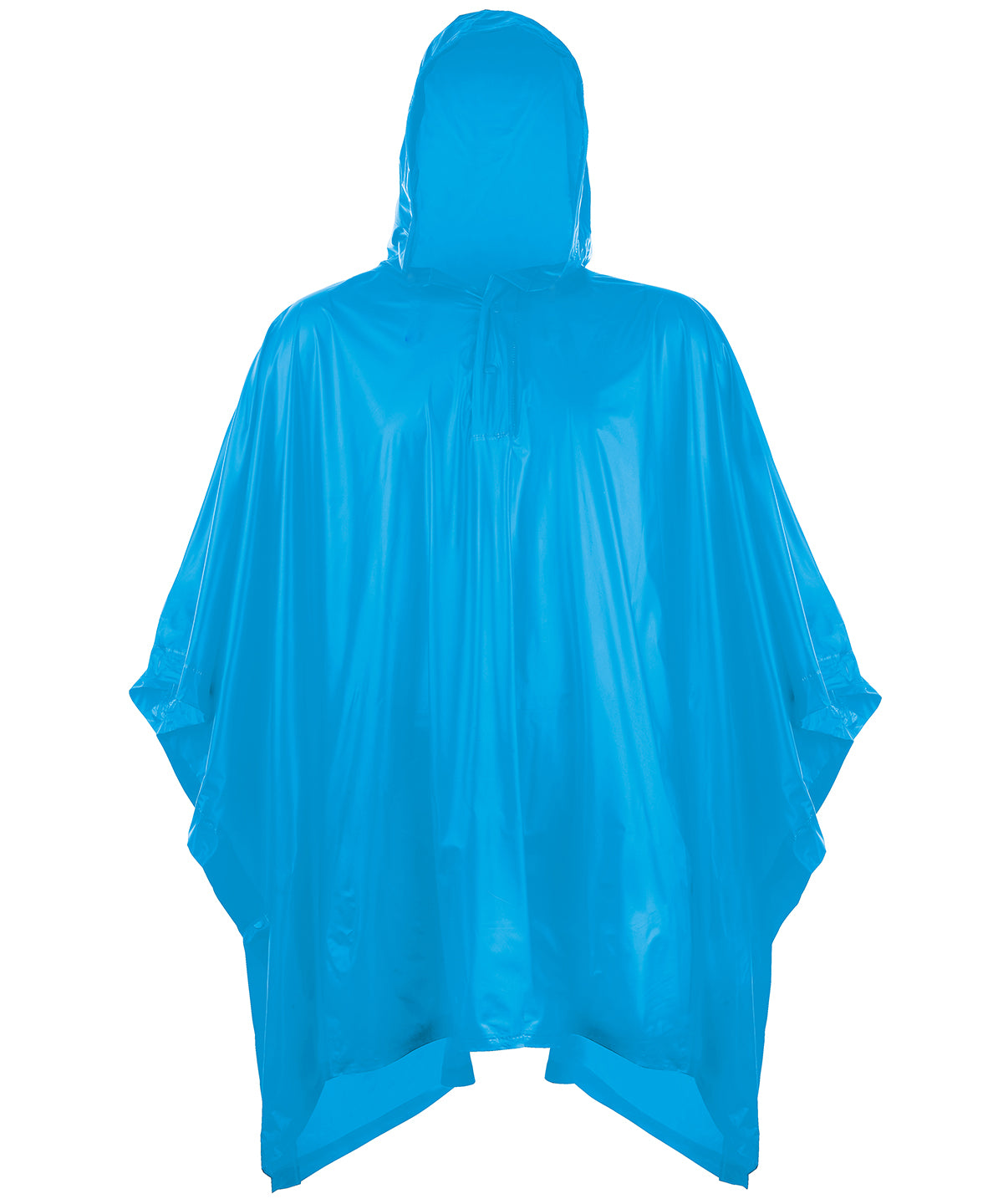 Tryck din logga på Ponchos från Splashmacs - Anpassa Poncho i plast för barn i färgen Safir One Size för företag, föreningar och privatpersoner
