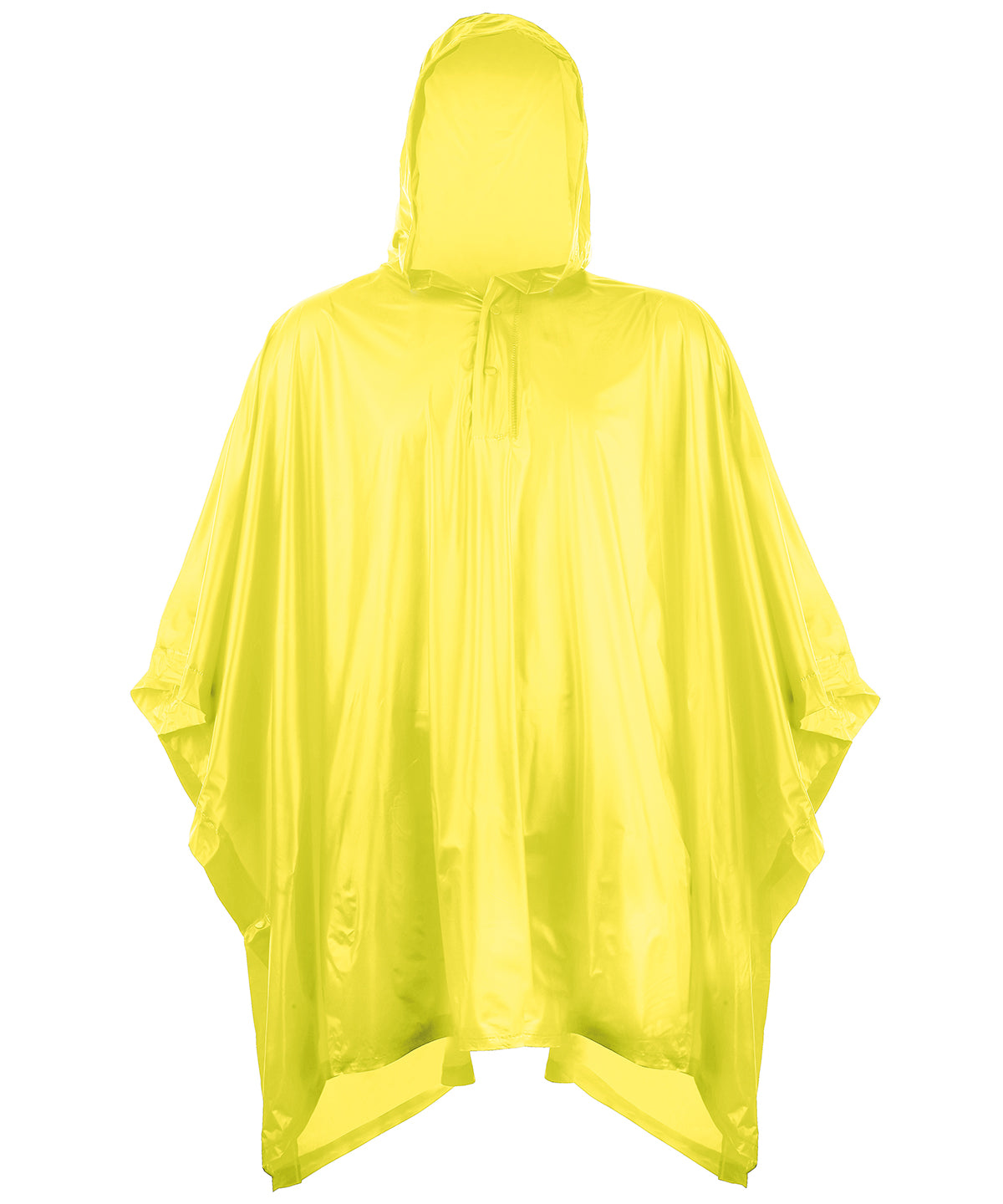 Tryck din logga på Ponchos från Splashmacs - Anpassa Poncho i plast för barn i färgen Ljusgul One Size för företag, föreningar och privatpersoner