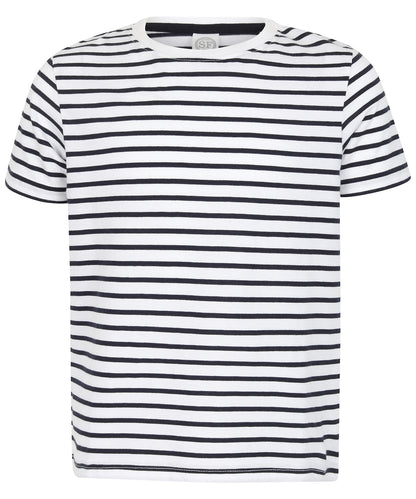 Tryck din logga på T-shirts från SF - Anpassa Barn randig T-shirt i färgen Randigt för företag, föreningar och privatpersoner