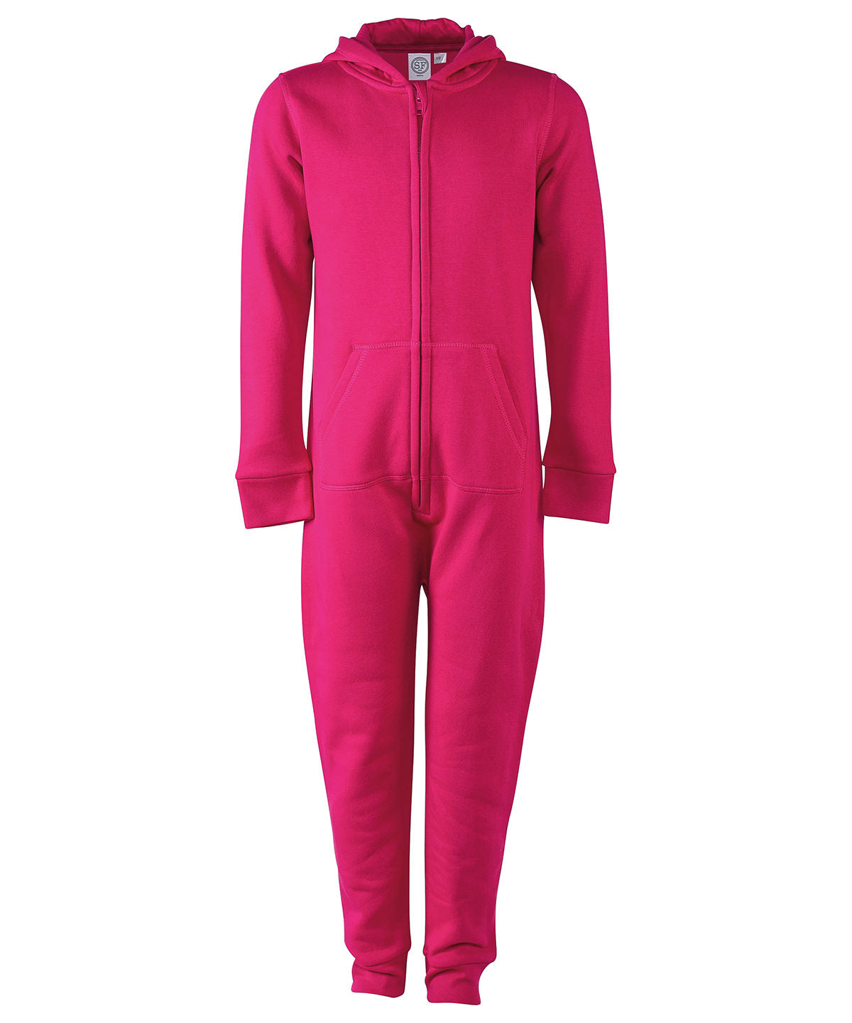 Tryck din logga på Jumpsuits från SF - Anpassa Barn allt-i-ett i färgen Fuchsia för företag, föreningar och privatpersoner