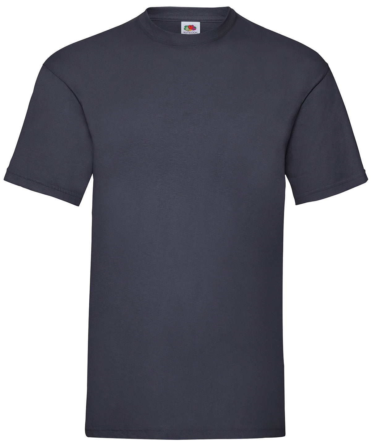 Tryck din logga på T-shirts från Fruit of the Loom - Anpassa Valueweight T i färgen Marinblå för företag, föreningar och privatpersoner