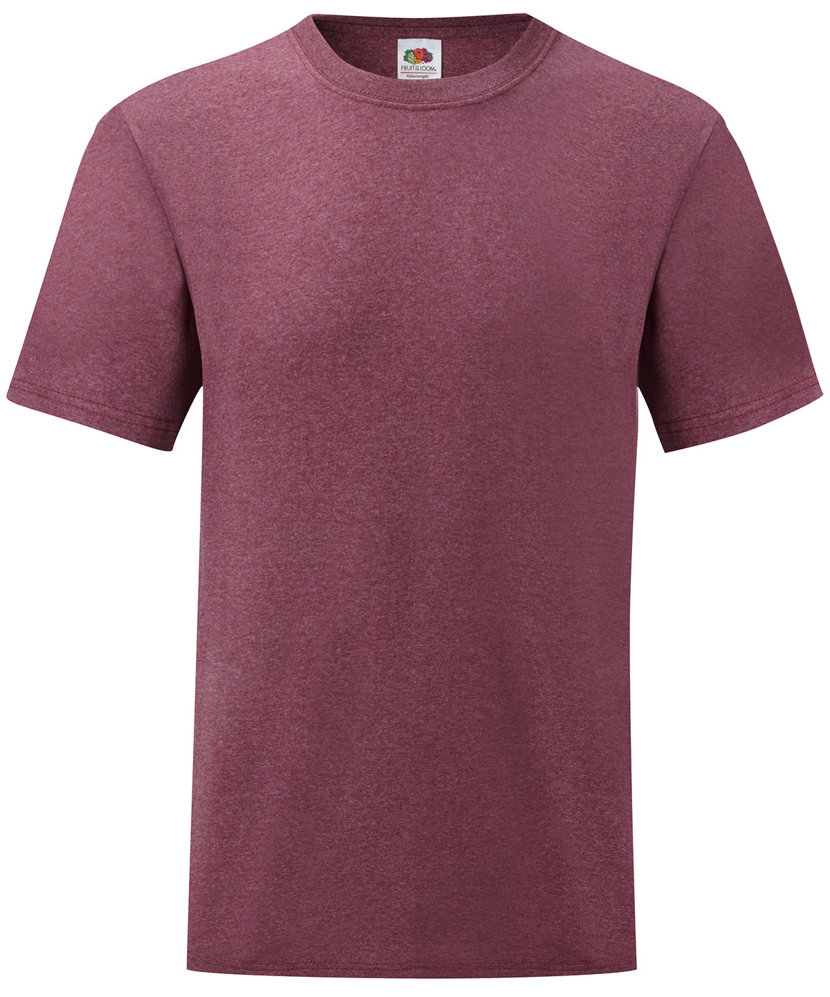 Tryck din logga på T-shirts från Fruit of the Loom - Anpassa Valueweight T- Herr i färgen Burgundy för företag, föreningar och privatpersoner