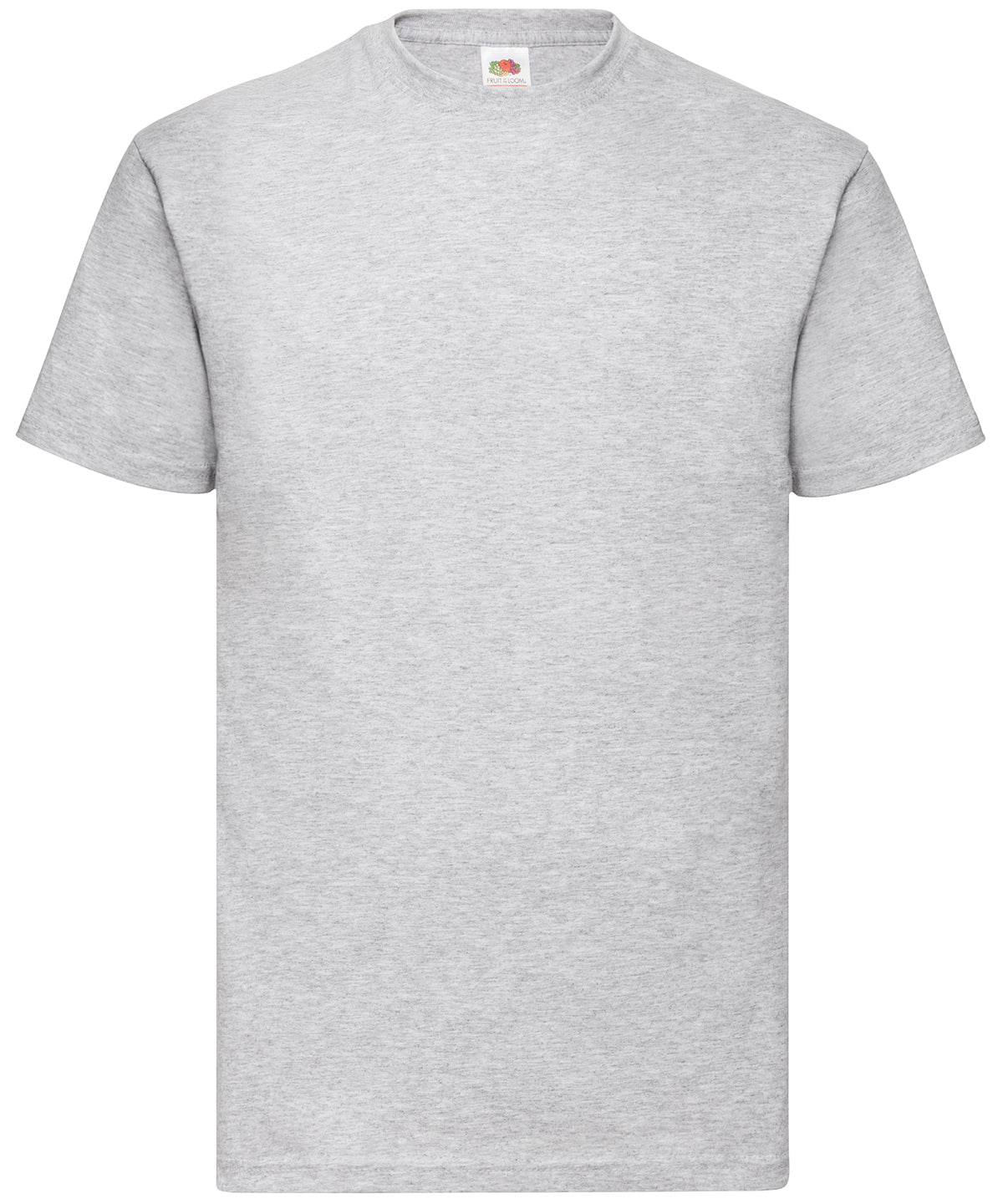 Tryck din logga på T-shirts från Fruit of the Loom - Anpassa Valueweight T- Herr i färgen Ljunggrå för företag, föreningar och privatpersoner