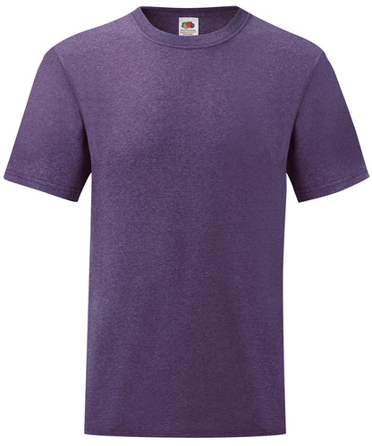 Tryck din logga på T-shirts från Fruit of the Loom - Anpassa Valueweight T- Herr i färgen Mörk lila för företag, föreningar och privatpersoner