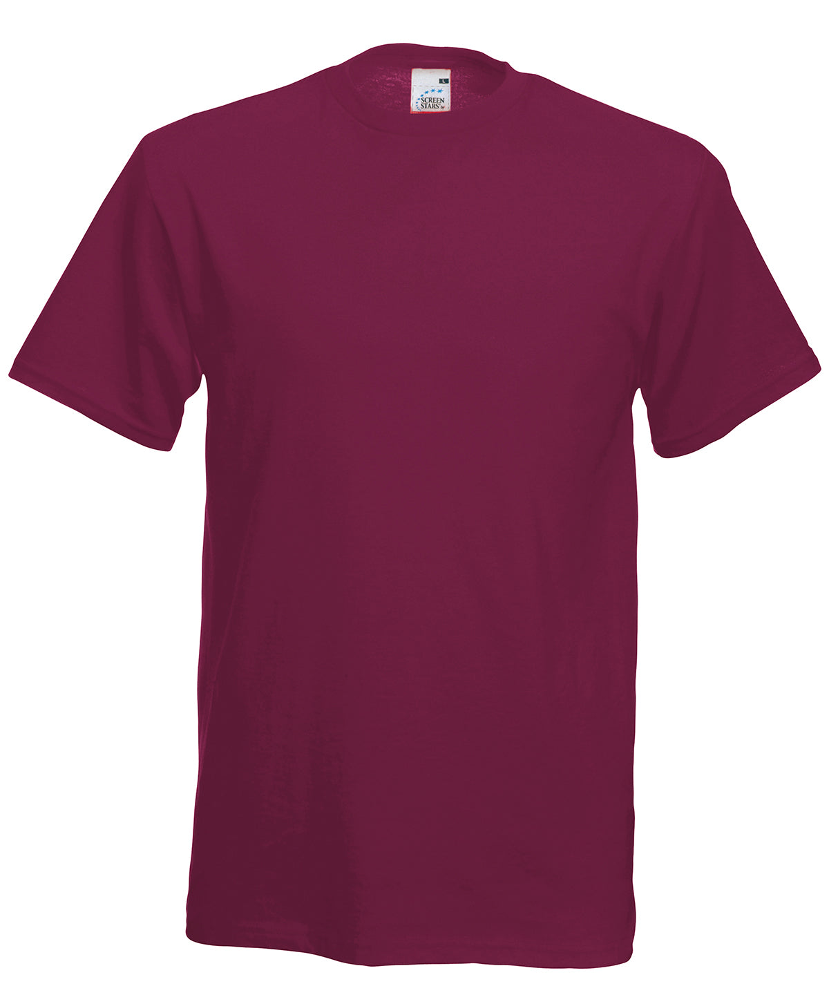 Tryck din logga på T-shirts från Fruit of the Loom - Anpassa Fruit of the Loom Original T i färgen Burgundy för företag, föreningar och privatpersoner