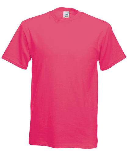 Tryck din logga på T-shirts från Fruit of the Loom - Anpassa Fruit of the Loom Original T i färgen Fuchsia för företag, föreningar och privatpersoner