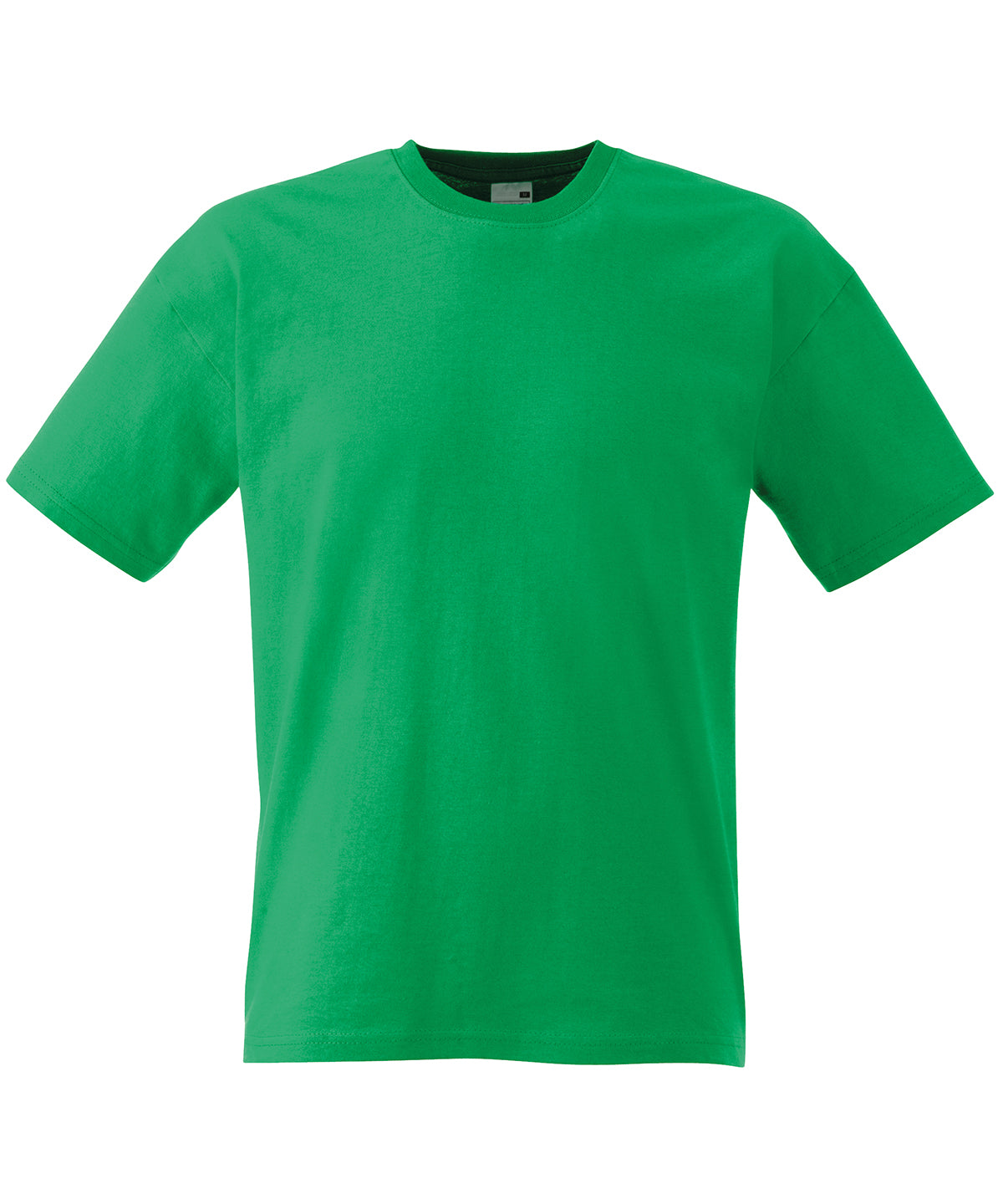 Tryck din logga på T-shirts från Fruit of the Loom - Anpassa Fruit of the Loom Original T i färgen Mellan grön för företag, föreningar och privatpersoner