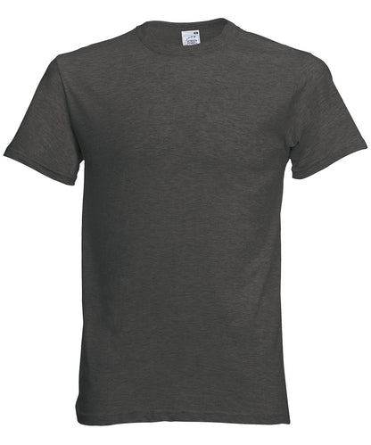 Tryck din logga på T-shirts från Fruit of the Loom - Anpassa Fruit of the Loom Original T i färgen Mörkgrå för företag, föreningar och privatpersoner