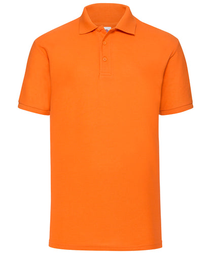 Tryck din logga på Piké från Fruit of the Loom - Anpassa Fruit Of The Loom - 65/35 Piké i färgen Mellan Orange för företag, föreningar och privatpersoner