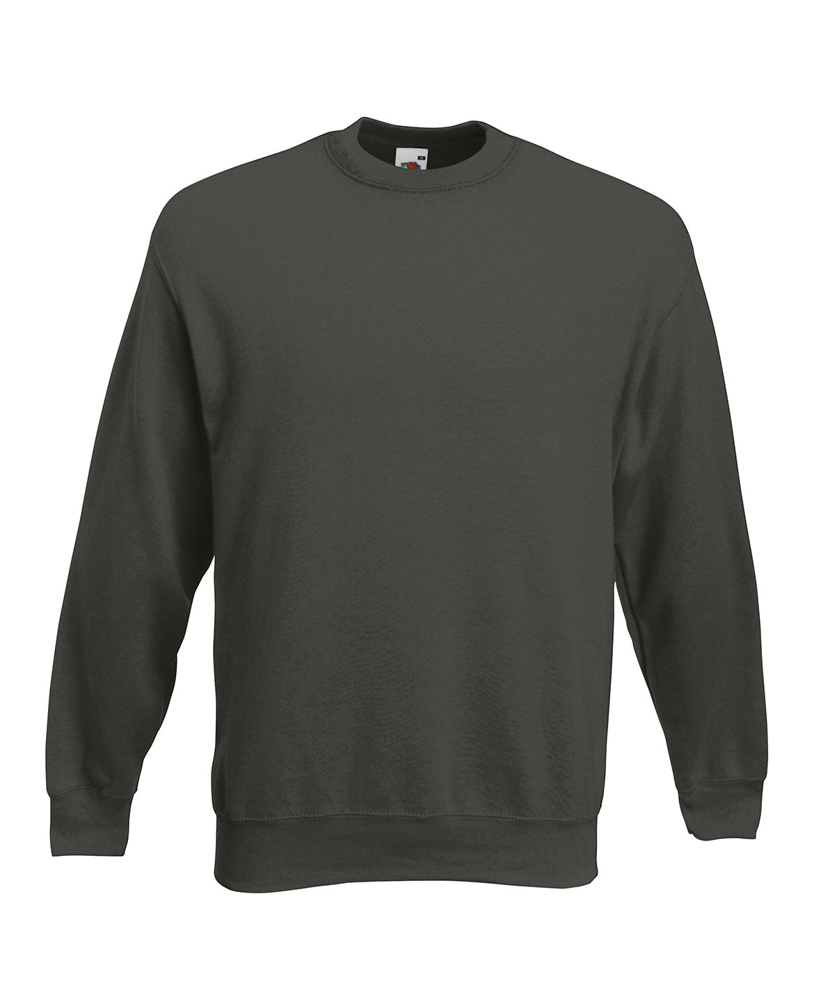 Tryck din logga på Sweatshirts från Fruit of the Loom - Anpassa Fruit Of The Loom - Premium 70/30 set-in sweatshirt i färgen Mörkgrå för företag, föreningar och privatpersoner