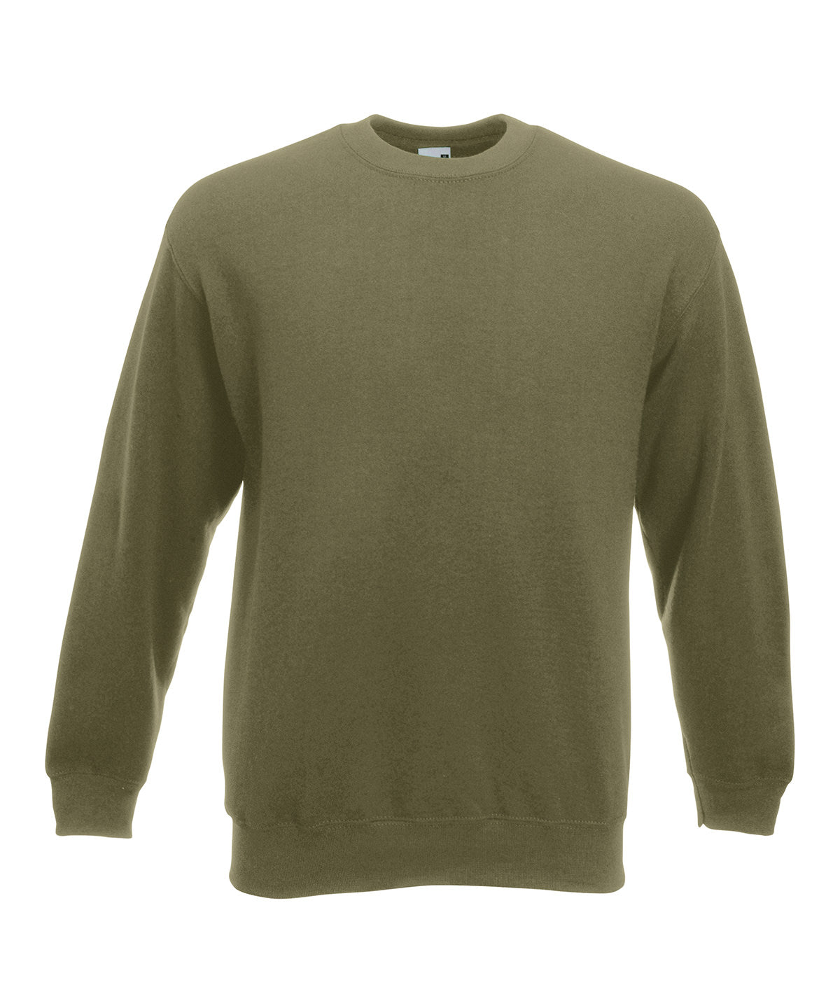Tryck din logga på Sweatshirts från Fruit of the Loom - Anpassa Fruit Of The Loom - Premium 70/30 set-in sweatshirt i färgen Oliv för företag, föreningar och privatpersoner