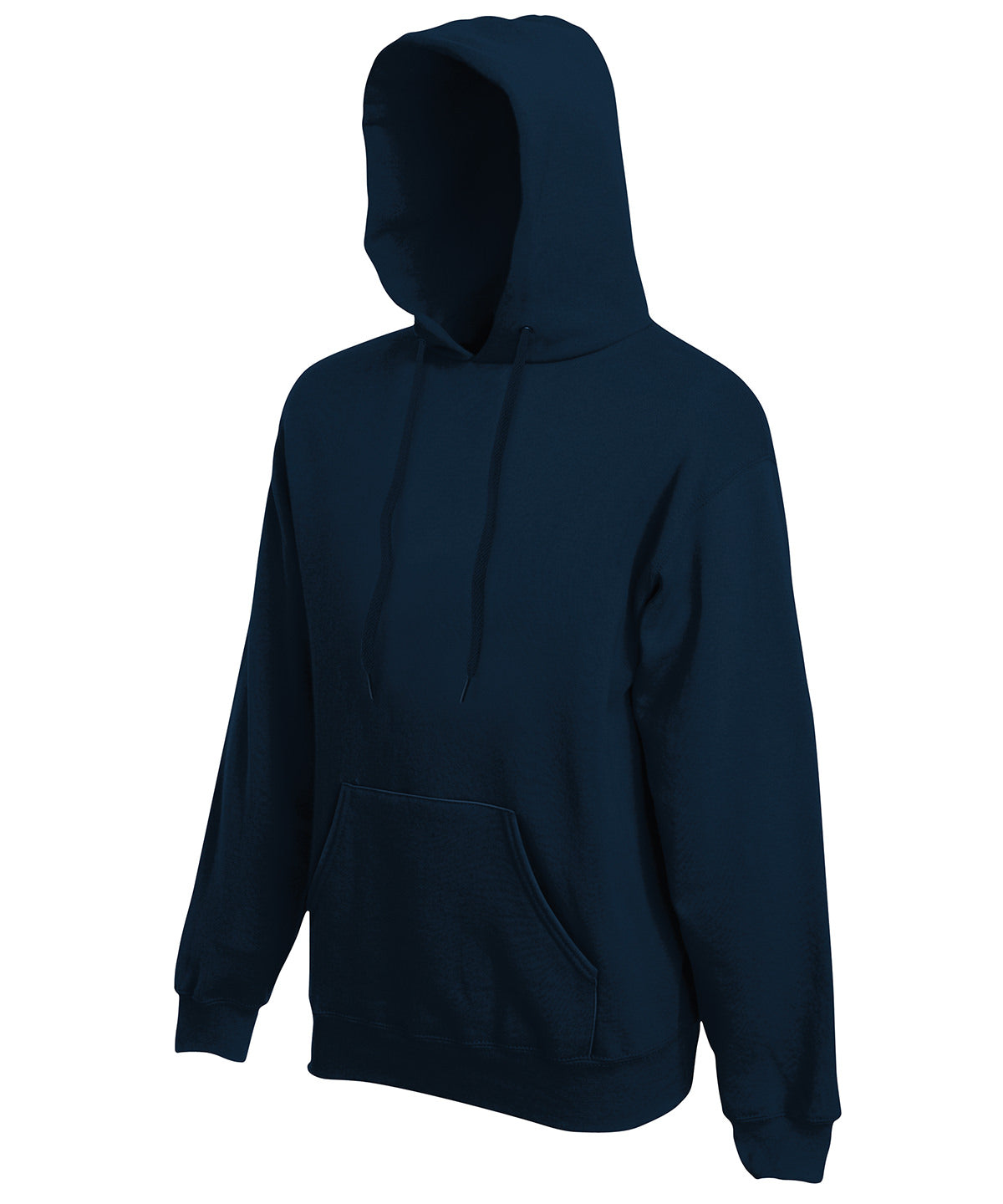 Tryck din logga på Hoodies från Fruit of the Loom - Anpassa Fruit Of The Loom - Premium 70/30 Hoodie i färgen Marinblå för företag, föreningar och privatpersoner