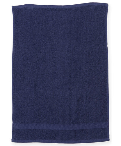 Tryck din logga på Handdukar från Towel City - Anpassa Gymhandduk i lyxutförande i färgen Marinblå One Size för företag, föreningar och privatpersoner