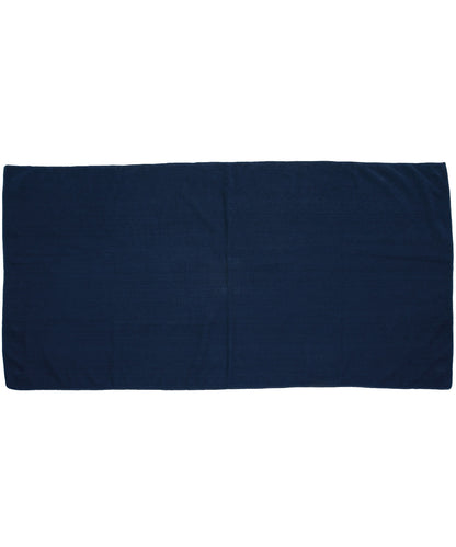 Tryck din logga på Handdukar från Towel City - Anpassa Gästhandduk i mikrofiber i färgen Marinblå One Size för företag, föreningar och privatpersoner