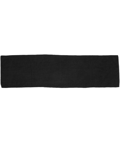 Tryck din logga på Handdukar från Towel City - Anpassa Sporthandduk i mikrofiber i färgen Svart One Size för företag, föreningar och privatpersoner