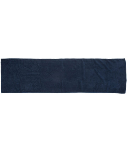 Tryck din logga på Handdukar från Towel City - Anpassa Sporthandduk i mikrofiber i färgen Marinblå One Size för företag, föreningar och privatpersoner