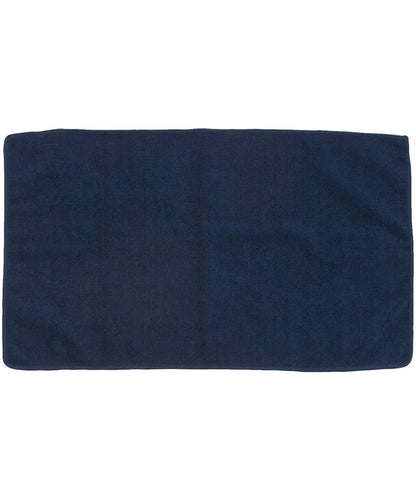 Tryck din logga på Handdukar från Towel City - Anpassa Badhandduk i mikrofiber i färgen Marinblå One Size för företag, föreningar och privatpersoner