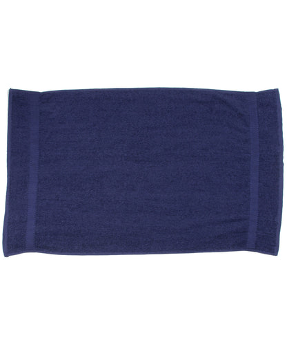 Tryck din logga på Handdukar från Towel City - Anpassa Handduk i klassisk serie i färgen Marinblå One Size för företag, föreningar och privatpersoner