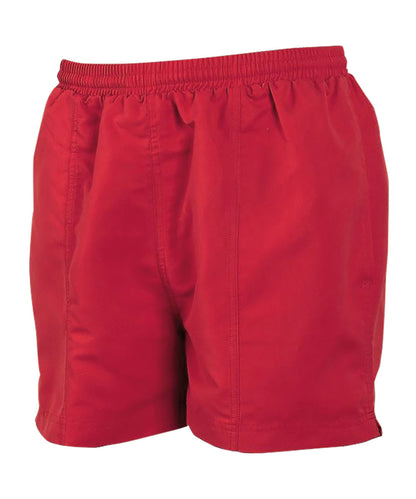 Tryck din logga på Shorts från Tombo - Anpassa Fodrade shorts för alla ändamål i färgen Mellan röd för företag, föreningar och privatpersoner